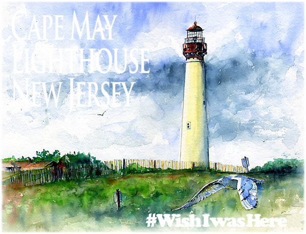 Click And Drag To Re-position The Image, If Desired - Cape May Lighthouse (600x459), Png Download