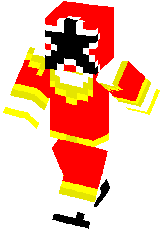 Power Ranger Zeo Red Skin - Minecraft Red Power Ranger (317x453), Png Download