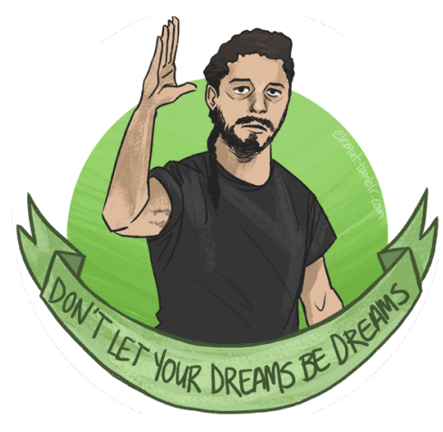 Shia Labeouf Persona 5 Driveclub Hair Facial Hair Beard - Dont Let Your Dreams Be Memes (500x500), Png Download