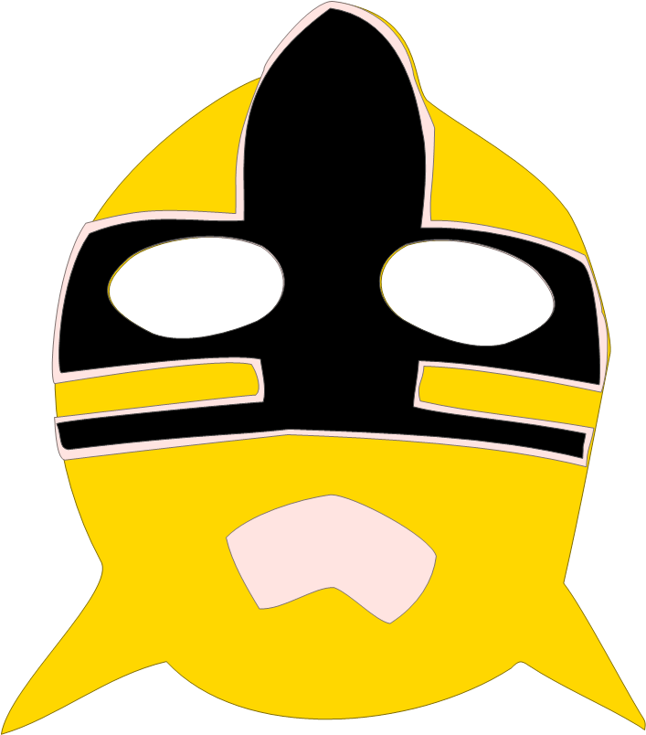Blue Power Ranger Jpeg - Yellow Power Ranger Samurai Mask (727x824), Png Download