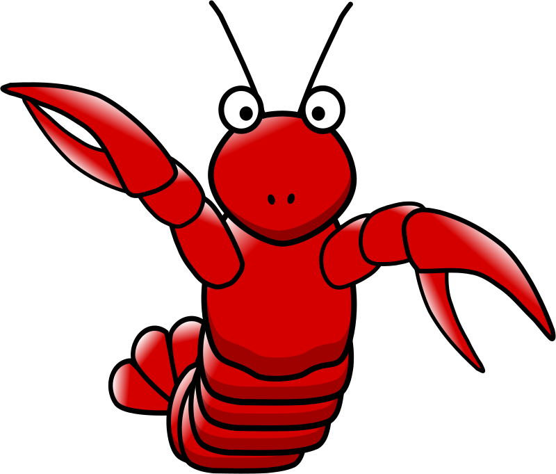 Little Mermaid Crab Or - Red Sea Creatures Clipart (665x567), Png Download