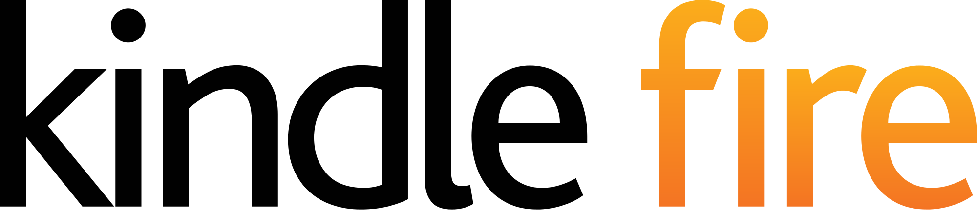 Open - Amazon Kindle Fire Logo (2000x433), Png Download