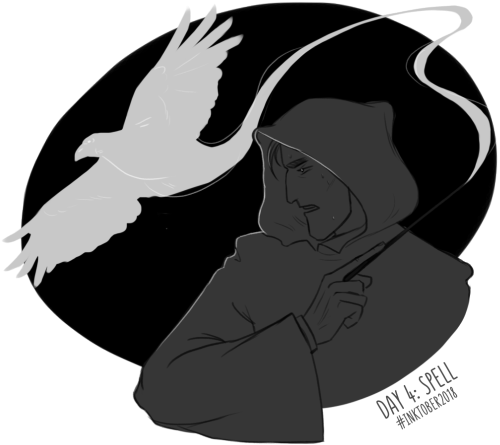 And The First 4 Days Of Inktober 2018 Are Brought To - Illustration (540x478), Png Download