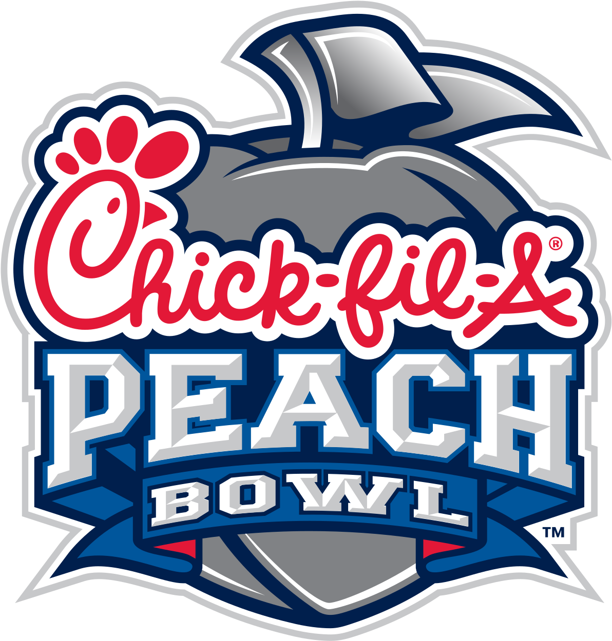 Your Final Sunday Morning Bowl Wrap - Chick Fil A Peach Bowl Logo (987x1037), Png Download