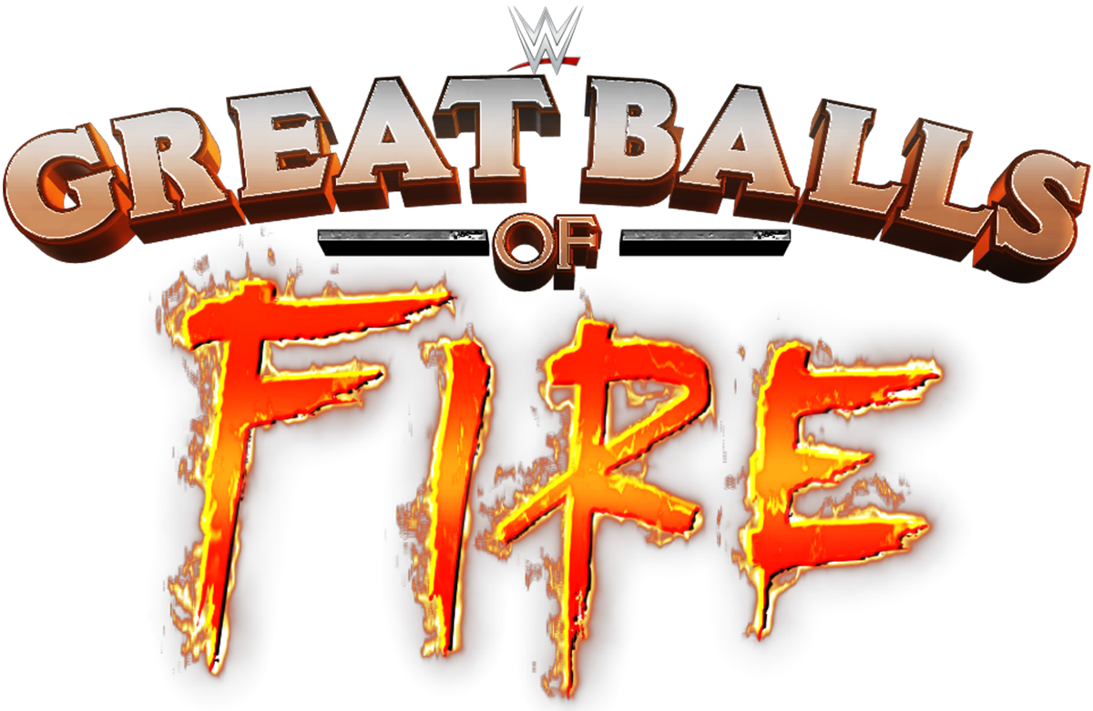 The Original Logo When It Was First Announced Was This - Wwe The Great Balls Of Fire (1200x781), Png Download