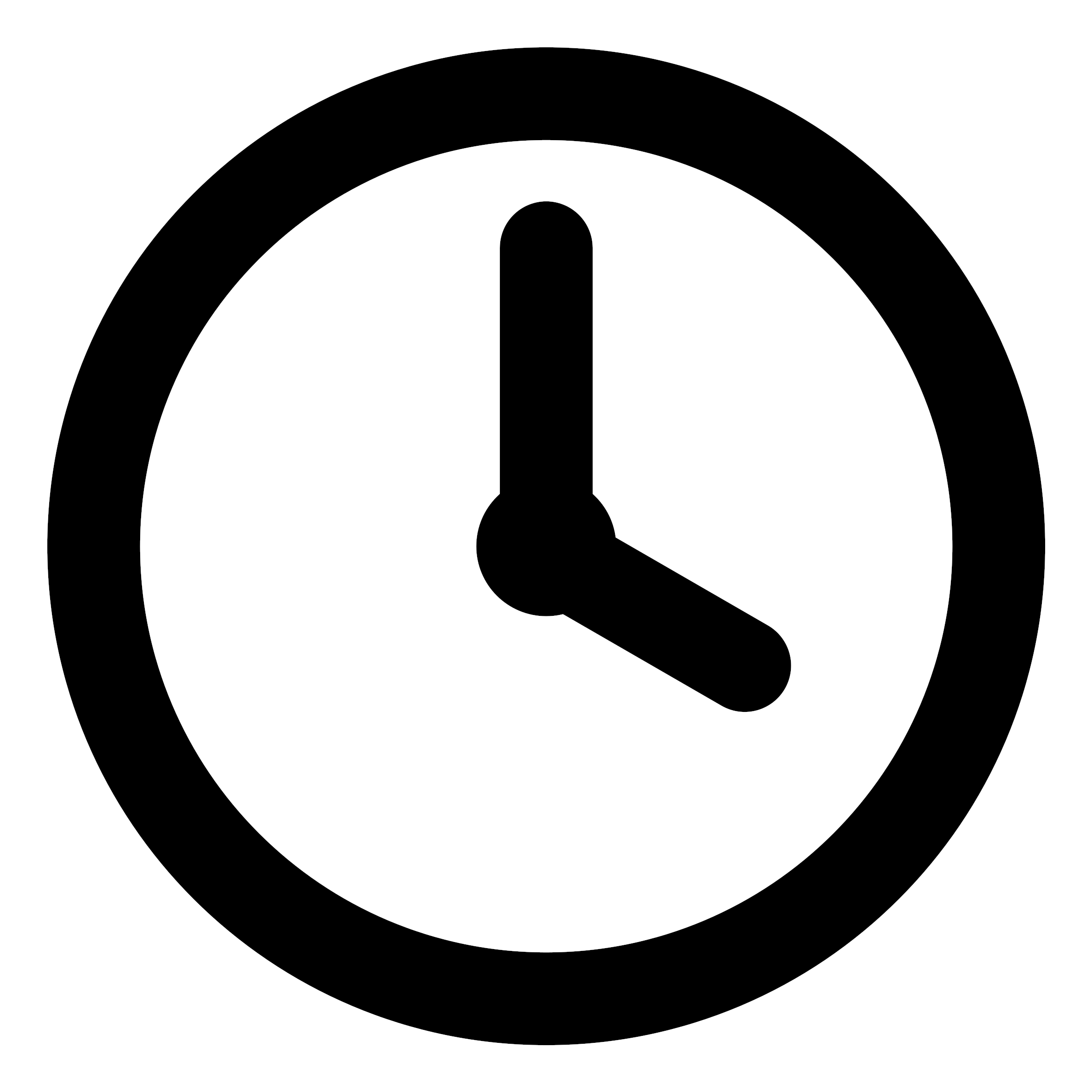Clipart - Mono Clock - Dollar Sign In Circle (800x800), Png Download