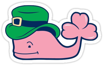 Whale Clipart Vineyard - Vineyard Vines Holiday Whale (375x360), Png Download
