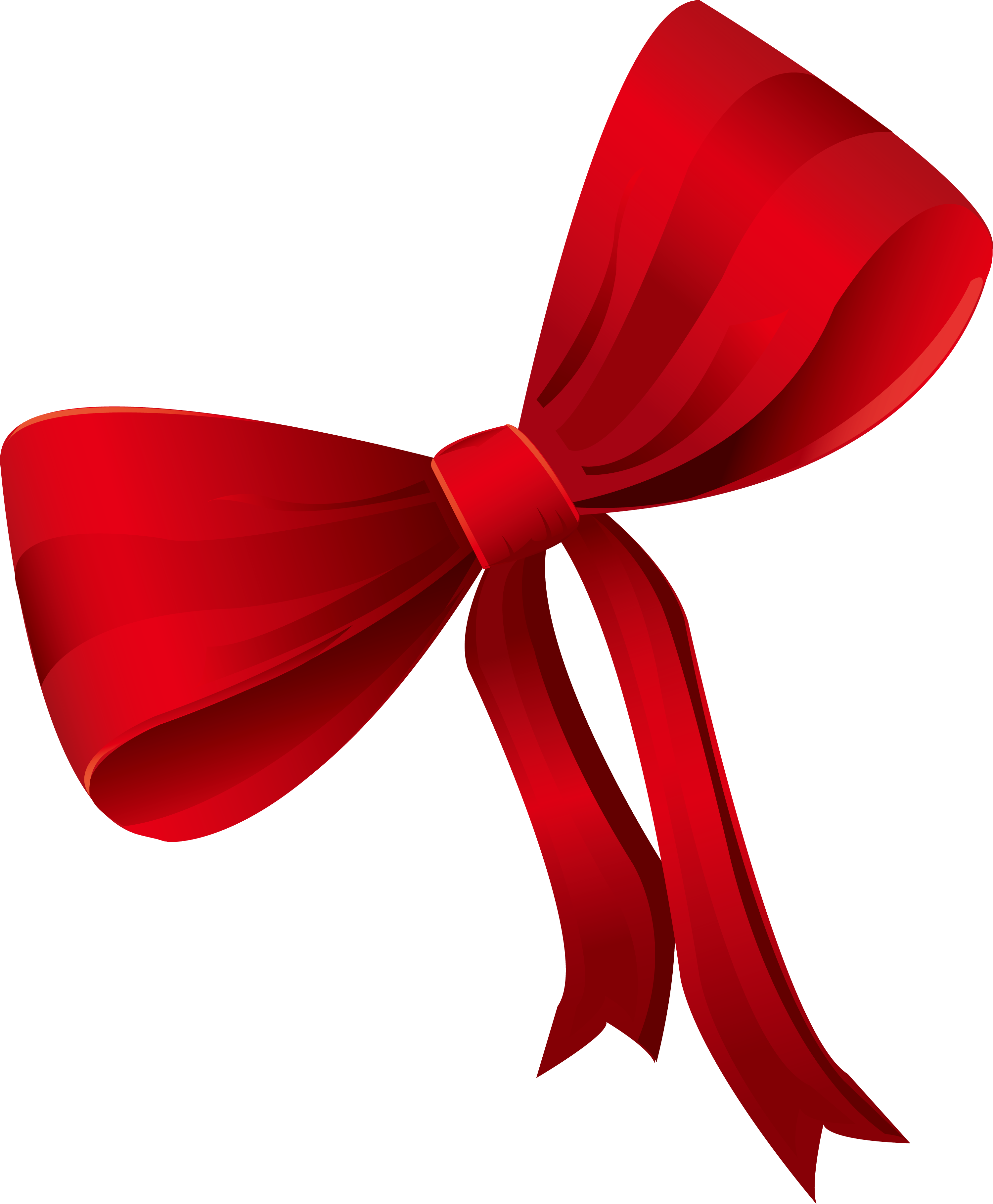Butterfly Red Bow Shoelace - Red Bow Transparent Background (3001x3637), Png Download
