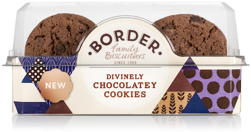 Border Biscuits Divinely Chocolatey Cookies (500x300), Png Download