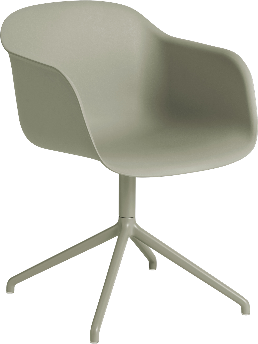 Muuto Fiber Armchair Swivel Base (2000x2000), Png Download