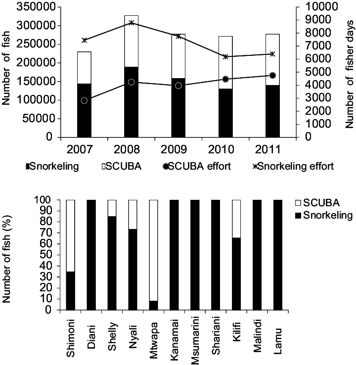 Trends In The Total Number Of Aquarium Fish Collected - Diagram (720x738), Png Download