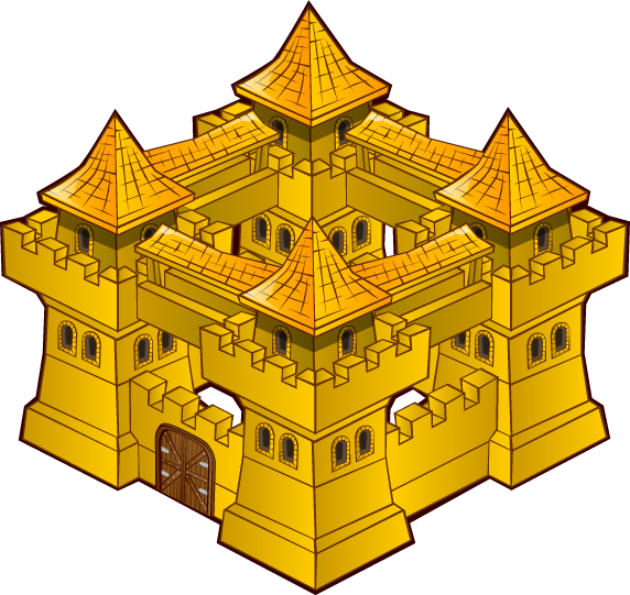 Castle - Triviador Castle (572x541), Png Download