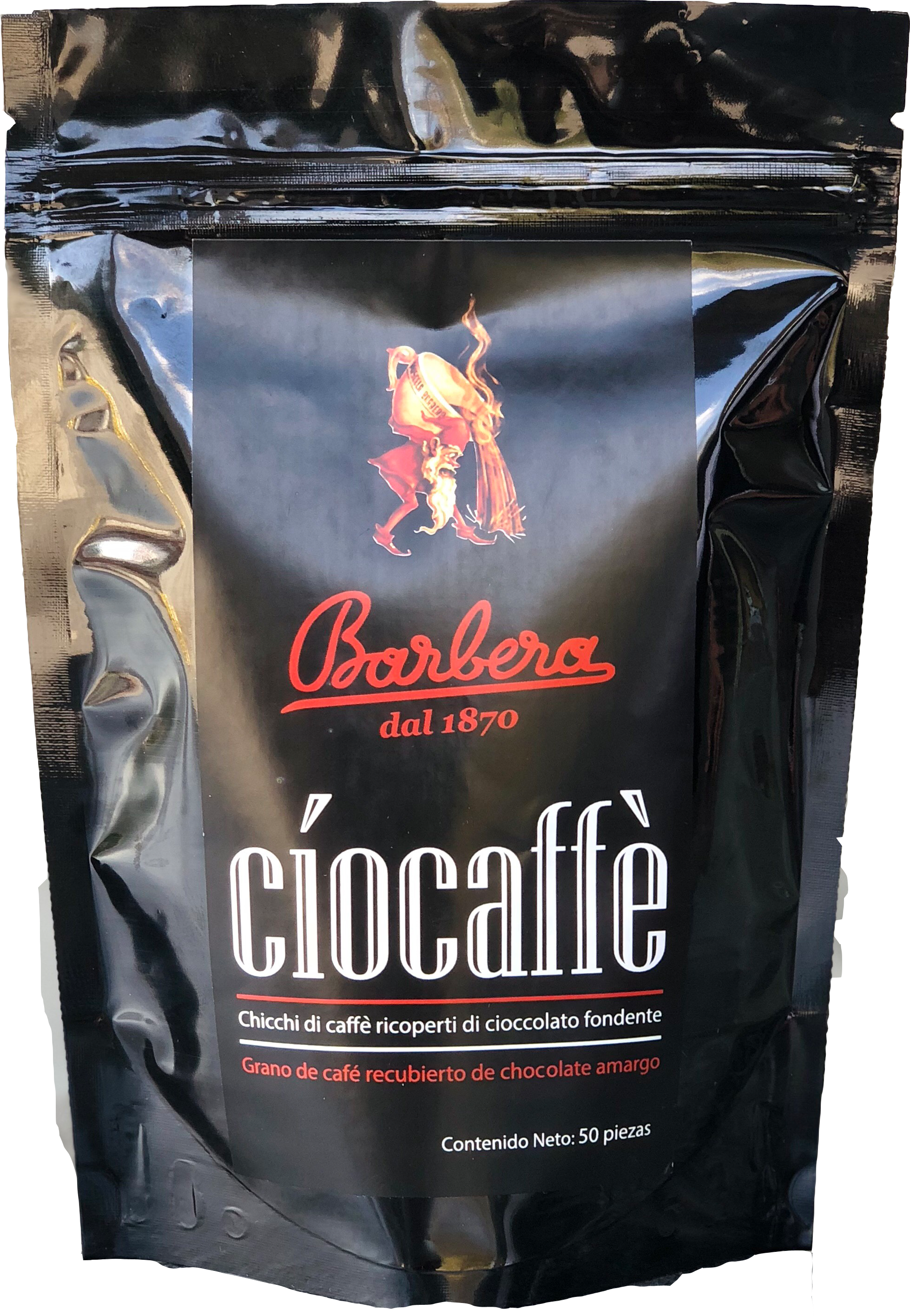 Grano De Café Cubierto De Chocolate - Cafe Barbera (1958x2832), Png Download