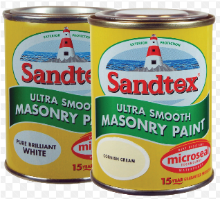 Sandtex Retail Smooth Masonry Sand Dune 150ml - Acrylic Paint (600x600), Png Download