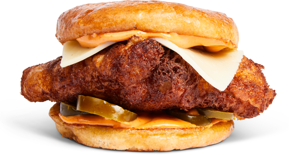 Spicier Chicken Sandwich - Cheeseburger (1000x536), Png Download