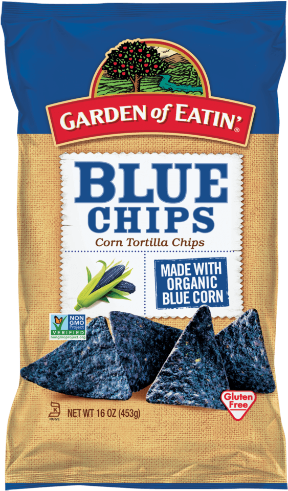 Blue Corn Tortilla Chips - Garden Of Eatin Blue Corn Chips (652x1024), Png Download