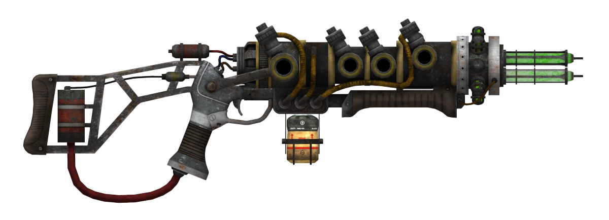 Multiplas Rifle - Plasma Weapon Fallout (1200x434), Png Download