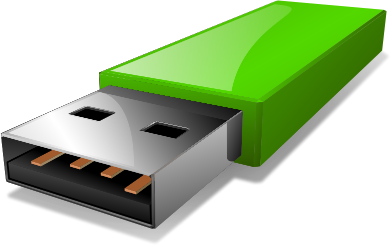 Usb Clipart Flash Drive - Flash Drive Clipart (800x500), Png Download