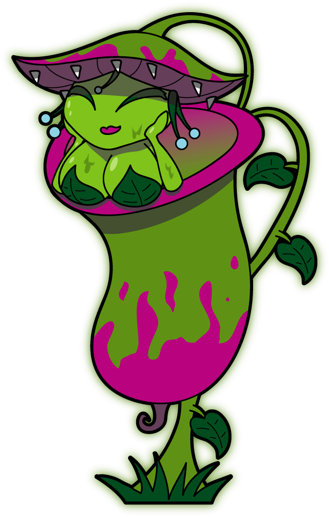 Plant Vector, Plants, Flora, Planters, Planets - Carnivorous Plant Drawing (677x1043), Png Download