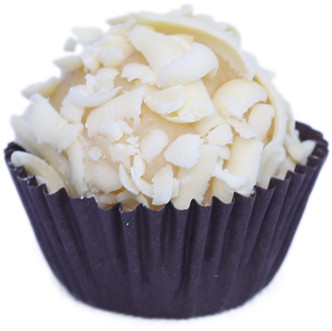Brigadeiro Branquinho - Cupcake (600x600), Png Download