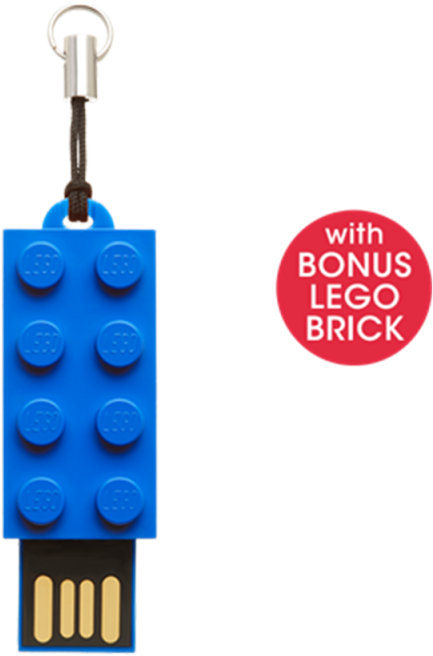Lego Usb Flash Drivelego Usb Flash Drive Part No - Lego Pny (800x800), Png Download