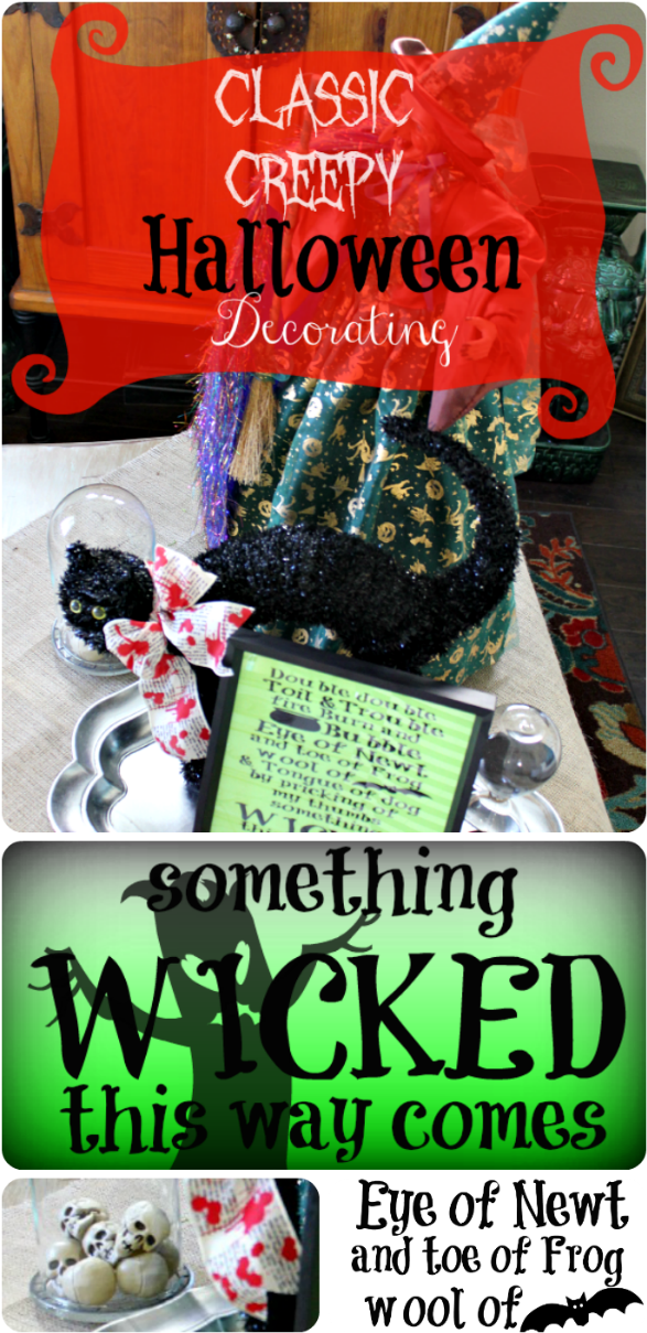 Classic Creepy Halloween Vignette - Flyer (600x1222), Png Download