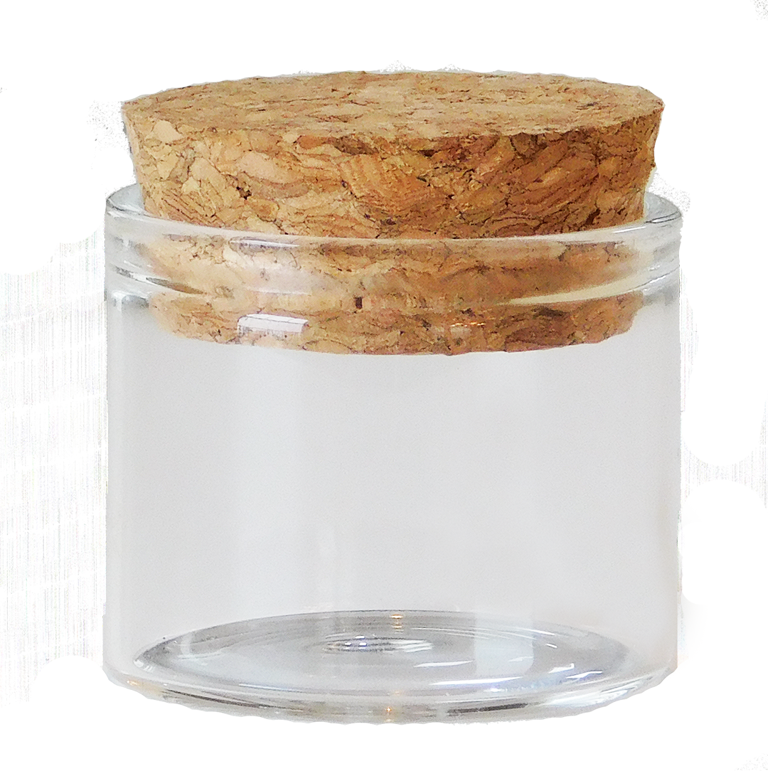 Larger Photo - Glass Jar Cork Lid (1080x1084), Png Download