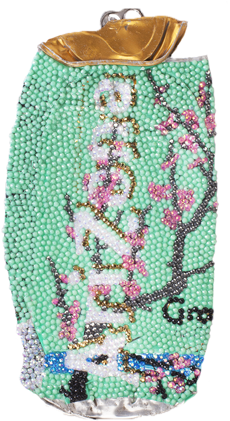 Crushed Arizona Green Tea Can - Needlework (1000x1000), Png Download