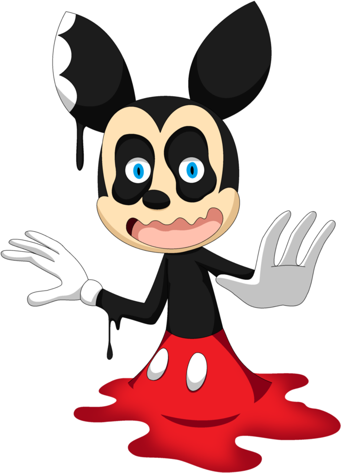 The Face/distorted Mickey - Five Nights At Treasure Island Fanart (761x1051), Png Download