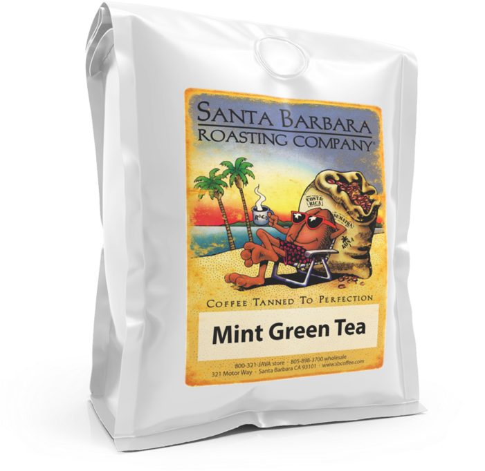Mint Green Tea - Santa Barbara Roasting Company (700x700), Png Download