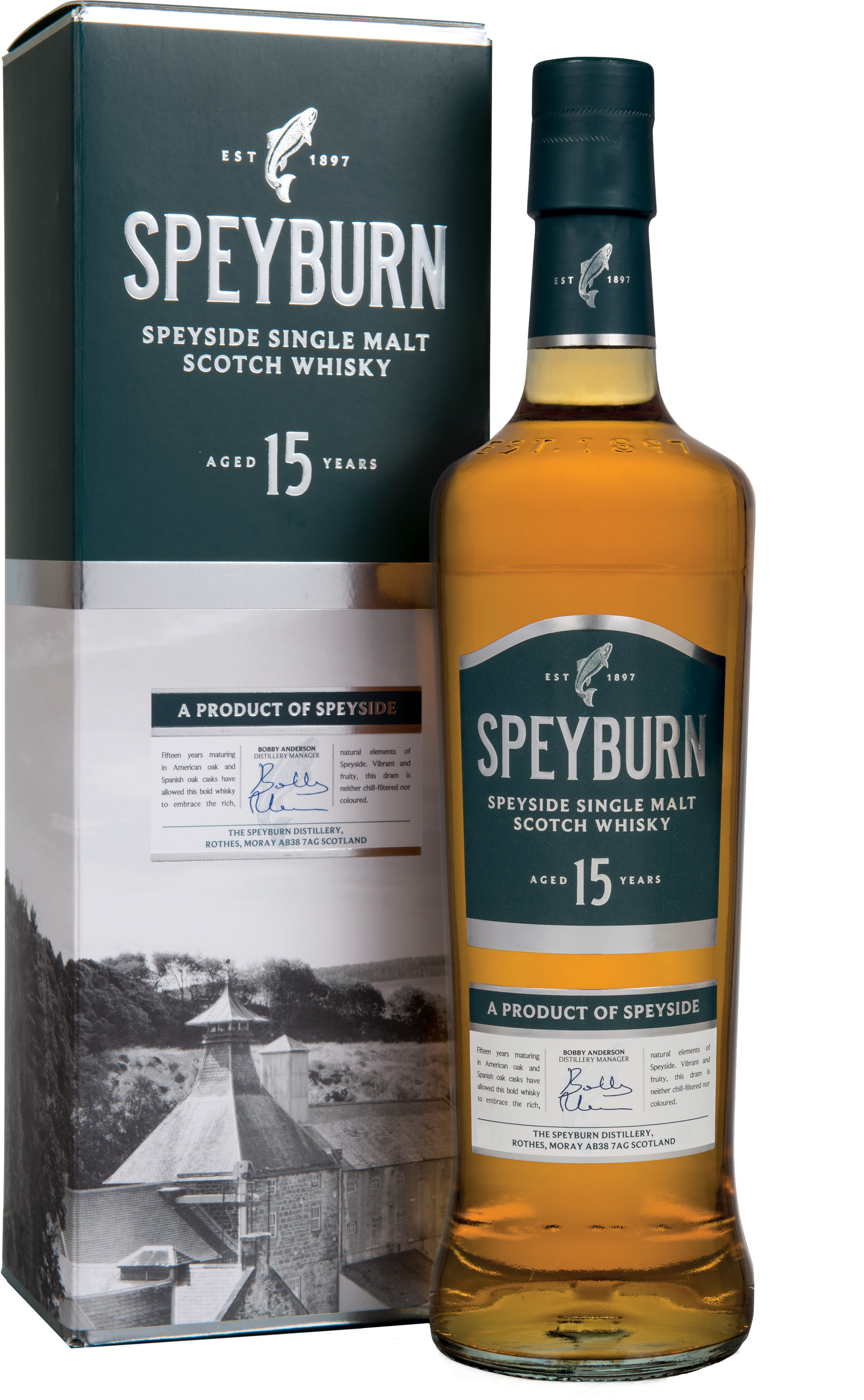 15 Years Old - Speyburn 15 Years Old (3508x4961), Png Download