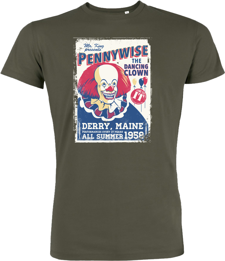 Nemons Dancing Clown T Shirt Stanley T Shirt Khaki (1044x1044), Png Download