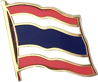 Flag Lapel Pin Thailand - Thailand Flag Pin (750x469), Png Download