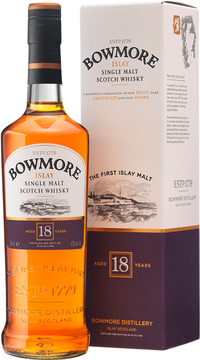 Bowmore 18 Years Old - Bowmore 18 (425x731), Png Download