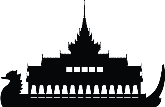 Myanmar - Silhouette (800x800), Png Download