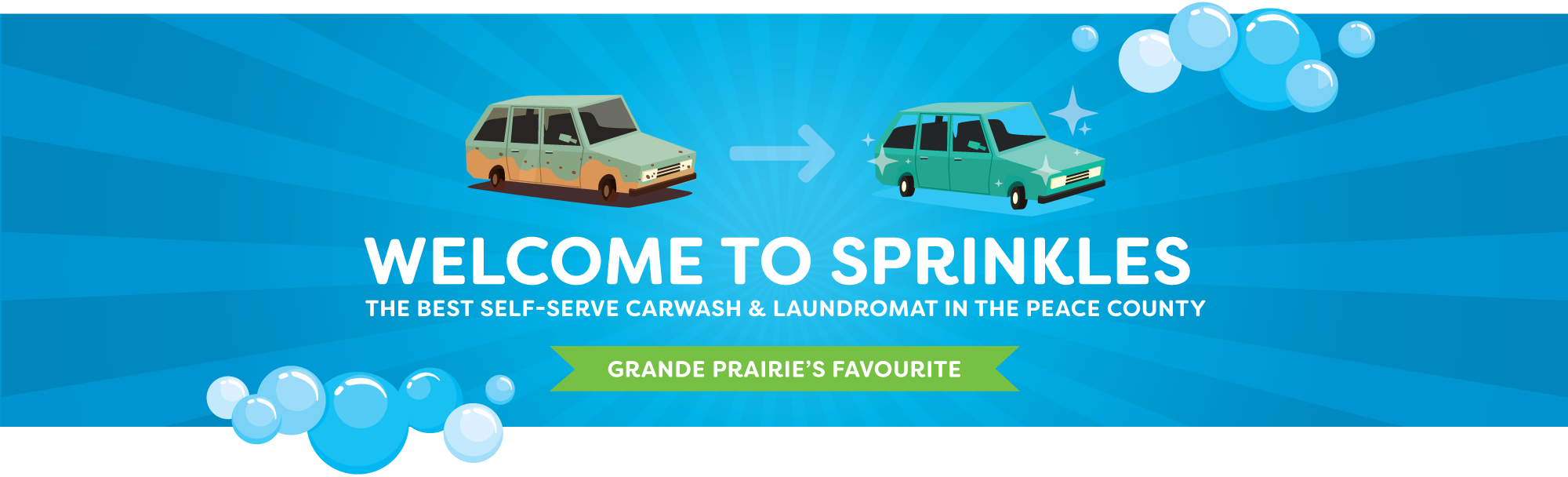 Car Wash - Compact Van (2000x608), Png Download