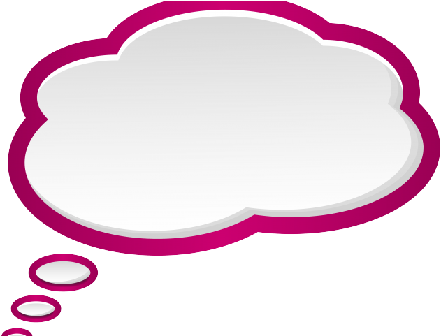 Message Clipart Thought Bubble - Balões De Fala Png (640x480), Png Download