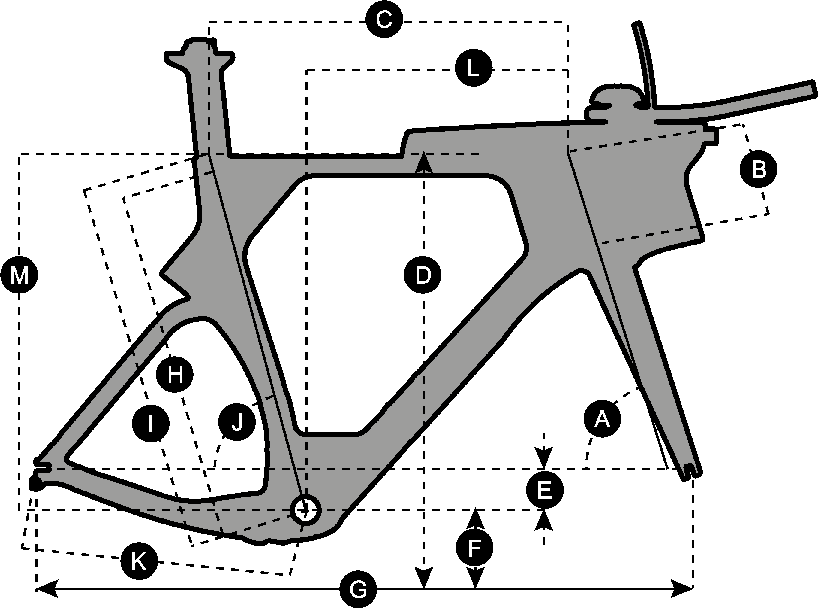 Geometry Of Scott Plasma 20 Bike - Scott Addict 20 2014 Geometry (2835x2362), Png Download