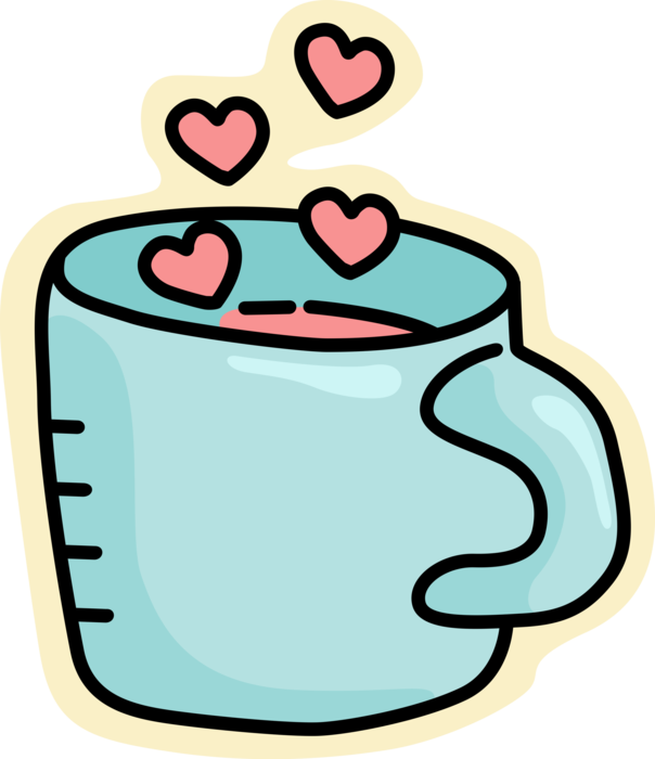 Vector Illustration Of Valentine's Day Sentimental (604x700), Png Download