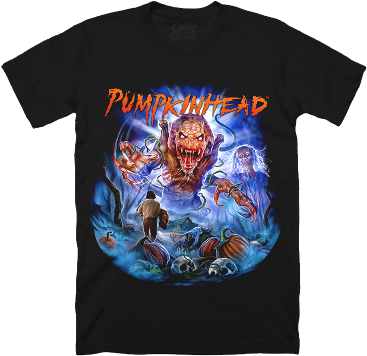 Pumpkinhead - T-shirt - Cavity Colors Evil Dead (828x758), Png Download