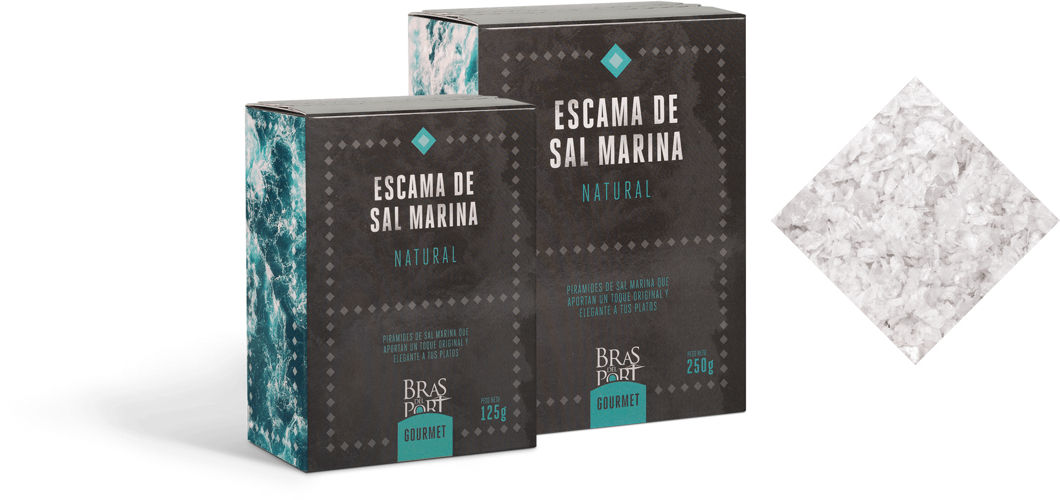 Paquete De Escama Natural De 125g Y 250g Con Textura - Paper (2234x1054), Png Download
