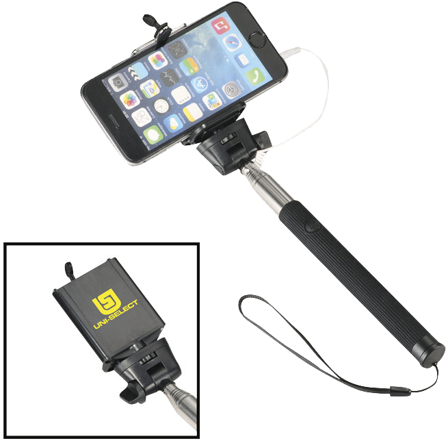 Logo Selfie Sticks, Corporate Selfie Sticks Printed, - Bastone Per Selfie (737x737), Png Download