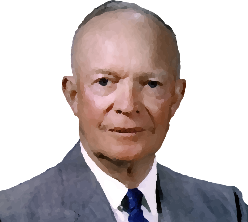 President Dwight D Eisenhower (800x759), Png Download