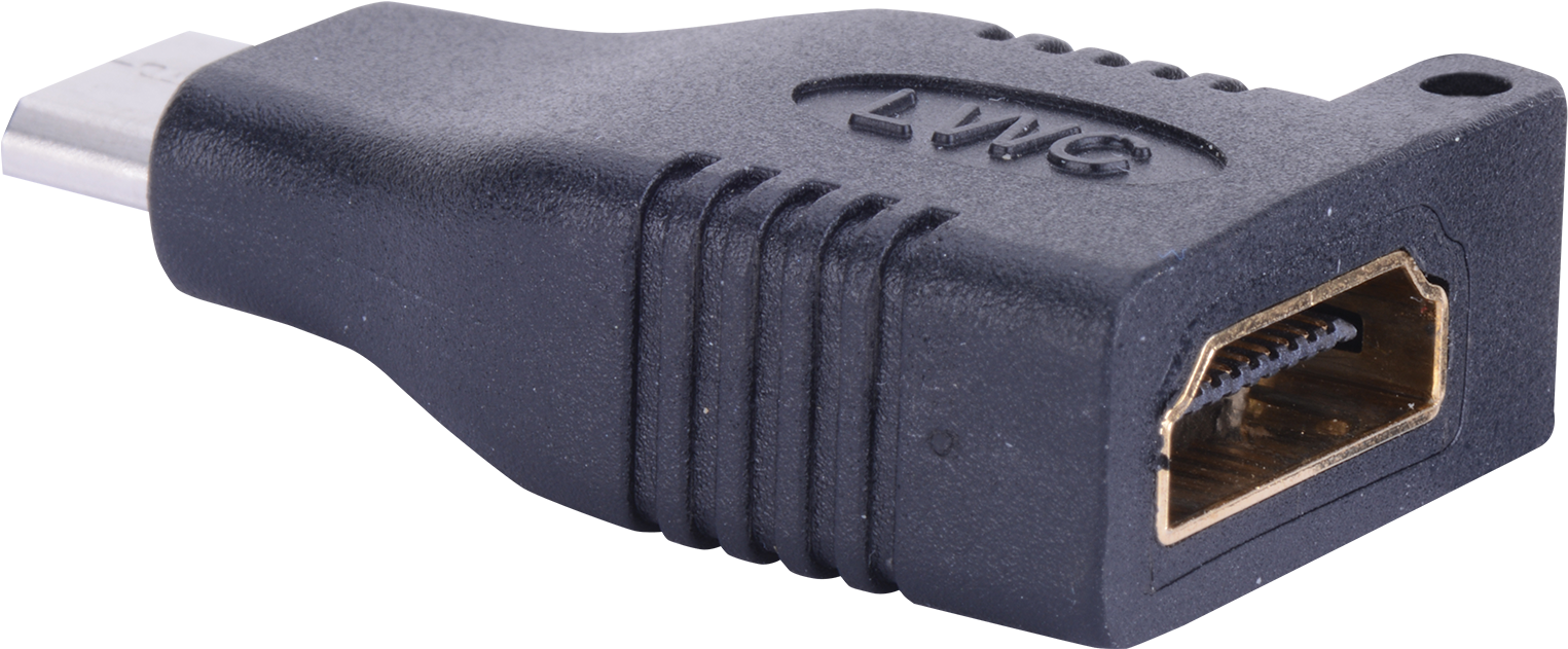 Universal Hdmi Adapter Ring Complete Assembly With - Cable (1600x900), Png Download