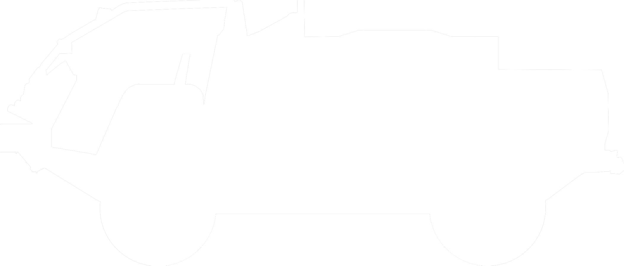 Jackal 201 White (2106x900), Png Download