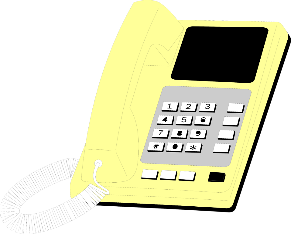 Free Stock Photos - Corded Phone (958x770), Png Download