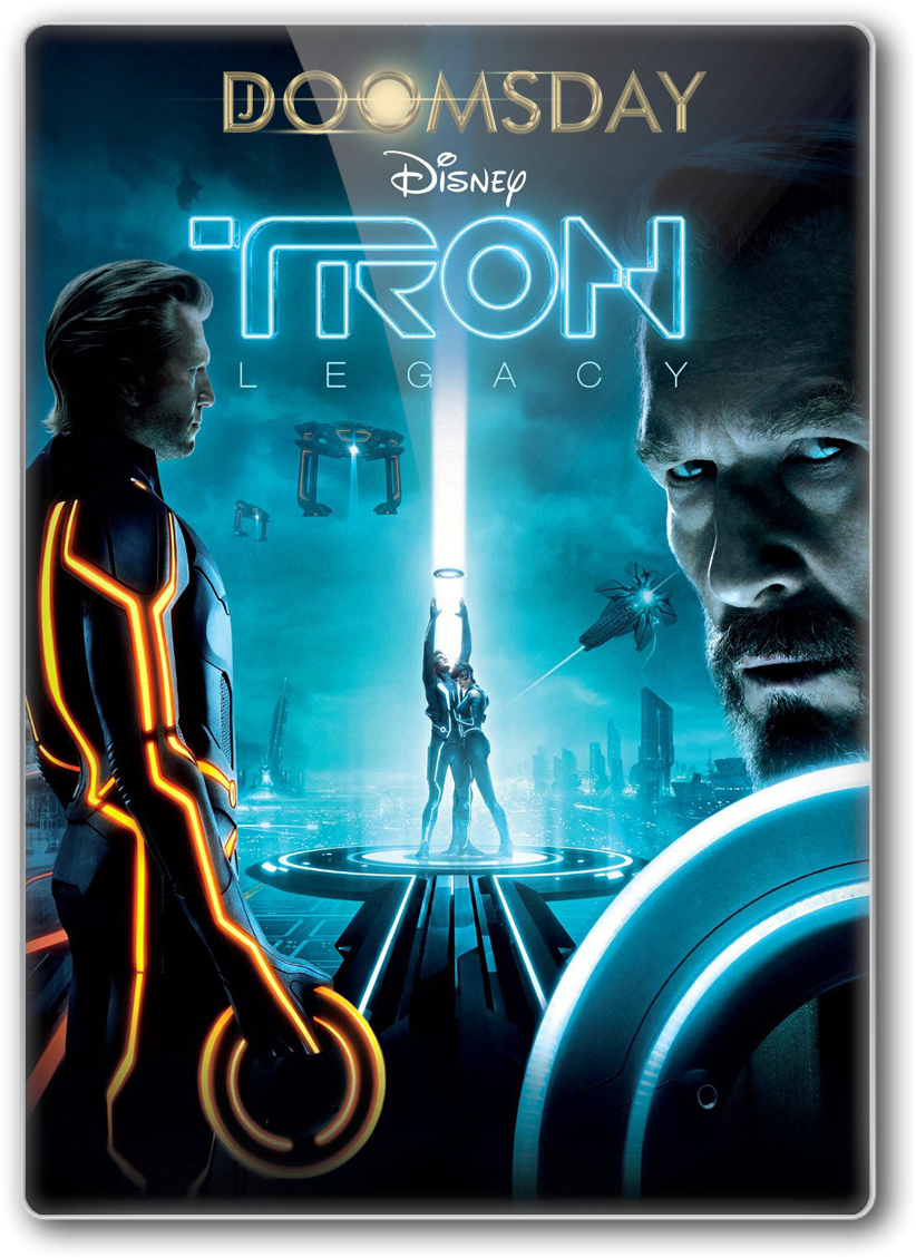 Poster - Tron Legacy Film Poster (849x1159), Png Download