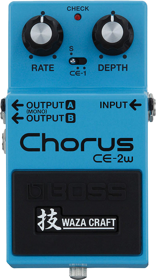 The Reverb Top - Boss Waza Ce 2w (1000x1000), Png Download