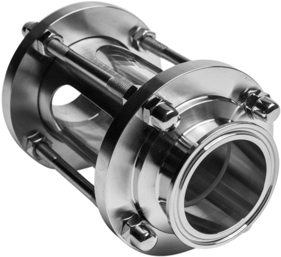 2” Tri-clover Stainless Steel Sight Glass With Pyrex - Exhaust System (1024x683), Png Download