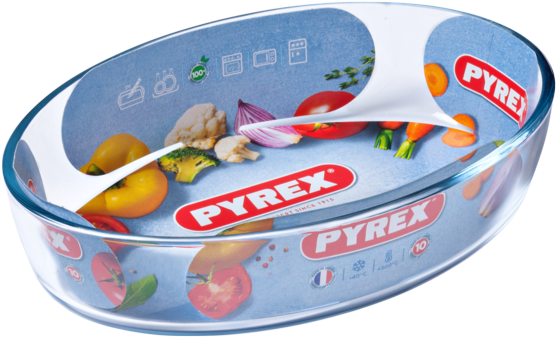 Plat Ovale Pyrex (1024x683), Png Download